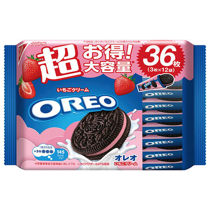 Mondelez Japan Oreo Mega Pack Strawberry Cream 36 pieces x 12 pieces [Shipped in Japan]