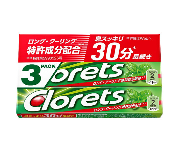 Mondelez Japan Clorets XP 3P Original Mint (Gum) 14 capsules x 3 sticks x 10 pieces