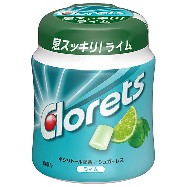 Mondelez Japan Clorets XP Lime Bottle (grain gum) 130g x 6 pieces [Shipped in Japan]