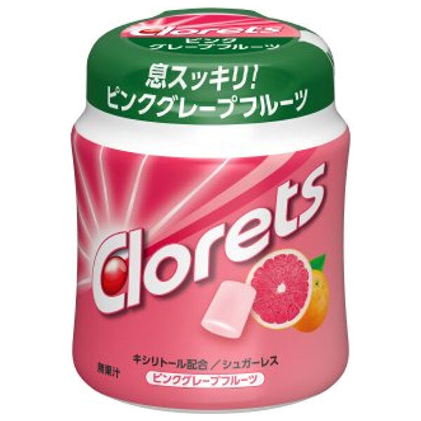 Mondelez Japan Clorets XP Pink Grapefruit Bottle (grain gum) 130g x 6 pieces [Shipped in Japan]