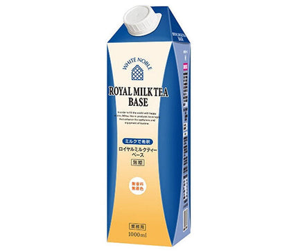 Mitsui Norin White Noble Royal Milk Tea Base 1L paper pack x 6 pieces [shipped in Japan]