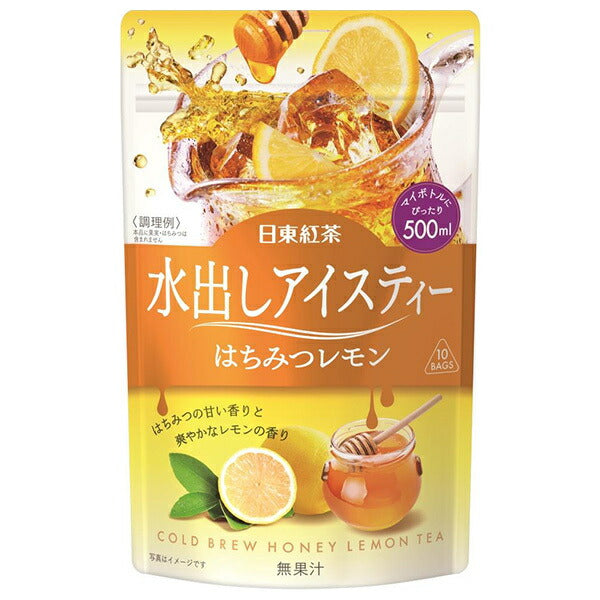 Mitsui Norin Nitto Black Tea Cold Brew Iced Tea Honey Lemon Tea Bags (4g x 10 bags) x 24 (6 x 4) bags [Shipped in Japan]