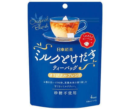Mitsui Norin Nitto Black Tea Milk Melting Tea Bag Original Blend (8g x 4P) x 24 Bags [Shipped in Japan]