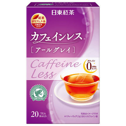 Thé noir Mitsui Norin Nitto décaféiné TB Earl Grey 2g x 20 sachets x 48 boîtes 