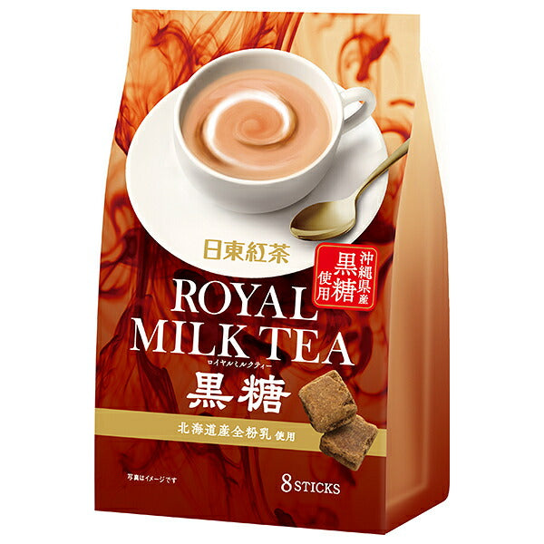 三井農林 日東紅茶 ロイヤルミルクティー 黒糖 (13.5g×8本)×24(6×4)個入【日本出荷】