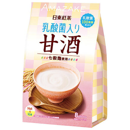 Mitsui Norin Nitto Black Tea Amazake with Lactic Acid Bacteria 12.5g x 8 bottles x 24 (6 x 4) bags [Shipped in Japan]
