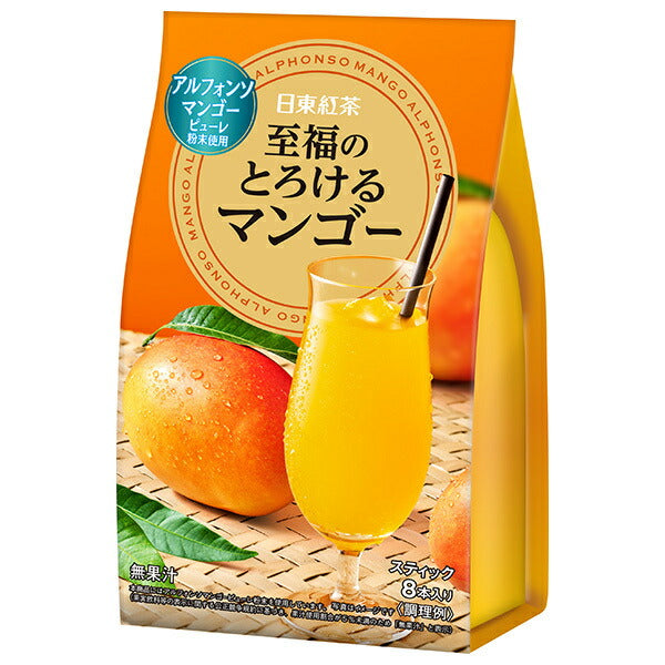 三井農林 日東紅茶 至福のとろけるマンゴー (10g×8本)×24(6×4)個入【日本出荷】