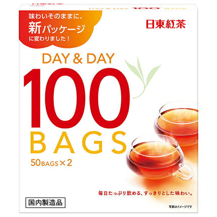 三井農林 日東紅茶 DAY&DAY(デイ&デイ) (1.8g×100袋)×15個入【日本出荷】