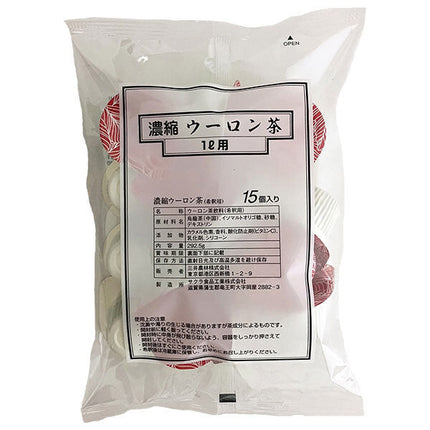 三井農林 濃縮 ウーロン茶 (希釈用) ポーション (19.5g×15個)×12袋入