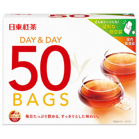Mitsui Norin Nitto Black Tea DAY&DAY (1.8g x 50 bags) x 30 pieces 