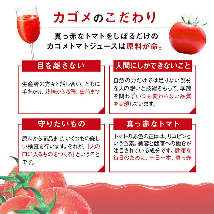 Kagome Tomato Juice, No Salt Added (Reconstituted from Concentrated Tomato), Food with Function Claims, 720ml PET Bottles x 15 [Ships from Japan]