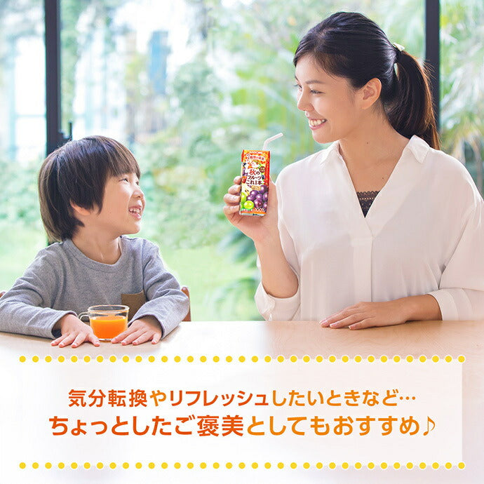 Kagome Autumn Fruit This One Fermented White Grape & Pear Blend 200ml Paper Pack x 24 Pieces [Shipped in Japan]