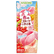 Kagome Spring Fruits Koreippon Mélange de pêche blanche et de cerise 200 ml Paquet papier x 24