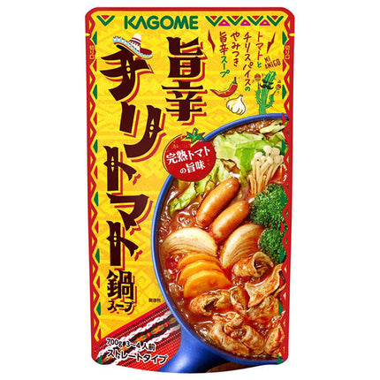 [11/25~ 10% off all products!!] Kagome Spicy Chili Tomato Hot Pot Soup 700g x 12 bags 