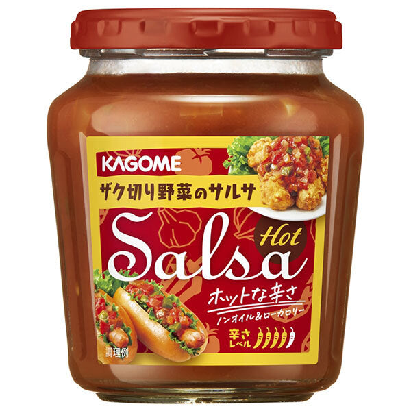 [11/25~ 10% off all products!!] Kagome Salsa Hot 240g bottle x 24 