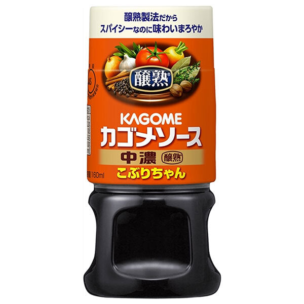 カゴメ 醸熟ソース こぶりちゃん 中濃 160ml×30本入【日本出荷】