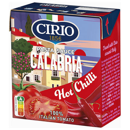 Monte Bussan Chilio Pasta Sauce Calabria Tomato & Chili Pepper 340g paper pack x 12 pieces [Shipped in Japan]