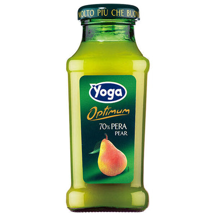 Monte Bussan Yoga Succo di Pera (Pear) 200ml bottle x 24 bottles [Shipped in Japan]