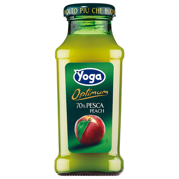 Monte Bussan Yoga Succo di Pesca (Peach) 200ml bottle x 24 bottles [Shipped in Japan]