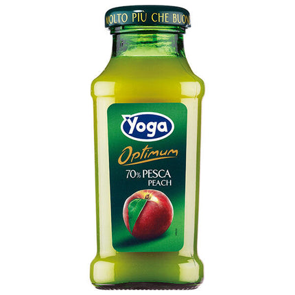 Monte Bussan Yoga Succo di Pesca (Peach) 200ml bottle x 24 bottles 