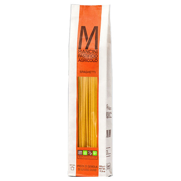 Monte Bussan Mancini Spaghetti 2.2mm 500g x 12 bags [shipped in Japan]