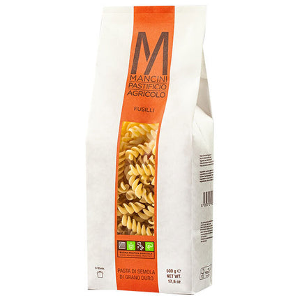 Monte Bussan Mancini Fusilli 500g x 12 bags 