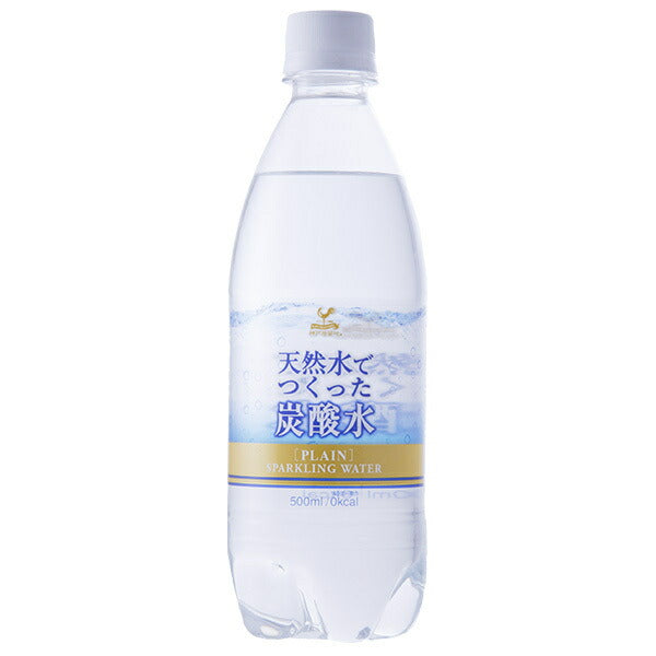 富永貿易 神戸居留地 天然水でつくった炭酸水 500mlPET×24本入【日本出荷】