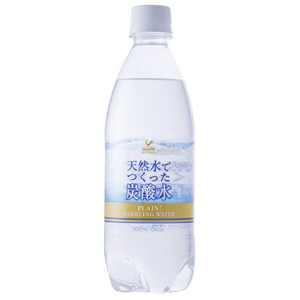 Tominaga Trading Kobe Settlement Carbonated water made with natural water 500ml PET x 24 bottles [Shipped in Japan]