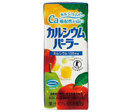 Tominaga Boeki Calcium Parlor [Aliment à usage médical spécifié, assurance spéciale] paquet de papier de 200 ml x 24 pièces 