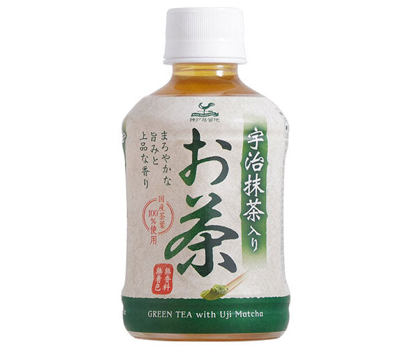 Tominaga Trading Kobe Settlement Uji Matcha Tea 280ml PET bottles x 24 pieces [Shipped in Japan]