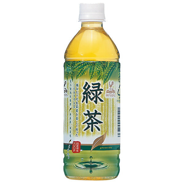 Tominaga Boeki Kobe Settlement Green Tea 500ml PET bottles x 24 pieces [Shipped in Japan]