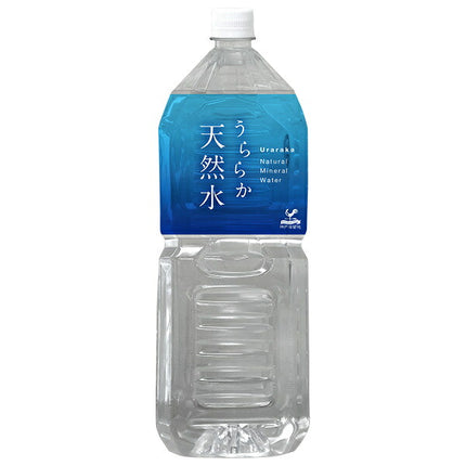 Tominaga Trading Kobe Settlement Uraraka Natural Water 2LPET x 6 bottles [Shipped in Japan]