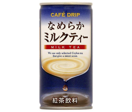富永貿易 カフェドリップ なめらかミルクティー 185g缶×30本入【日本出荷】