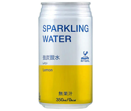 Tominaga Boeki Kobe Settlement Sparkling Water Lemon 350ml can x 24 pieces [Shipped in Japan]