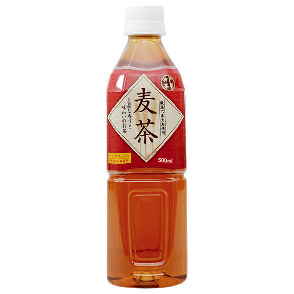 富永貿易 神戸茶房 麦茶 500mlPET×24本入【日本出荷】