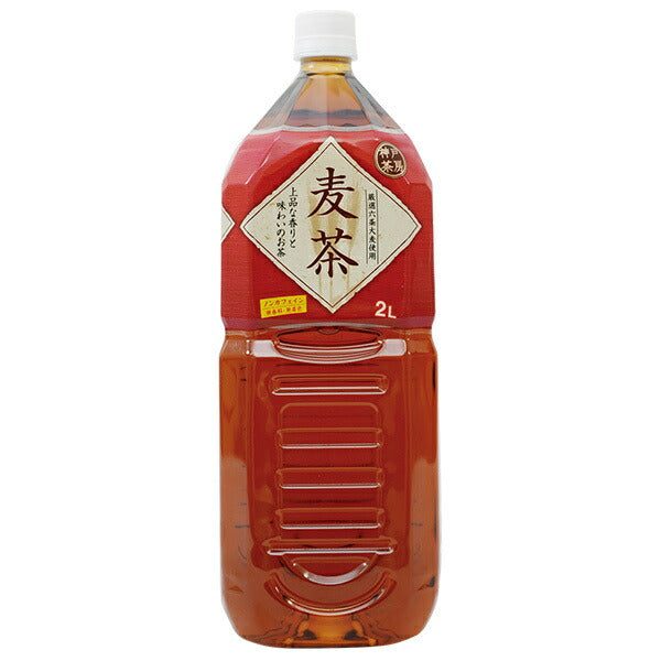 富永貿易 神戸茶房 麦茶 2LPET×6本入【日本出荷】
