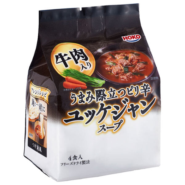 Hoko Spicy Yukgaejang Soup with outstanding flavor 50.4g x 10 bags [Shipped in Japan]