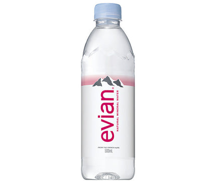 Itoen Evian 500ml plastic bottle x 24