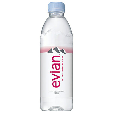 Itoen evian 500ml plastic bottle x 24 pieces [shipped in Japan]