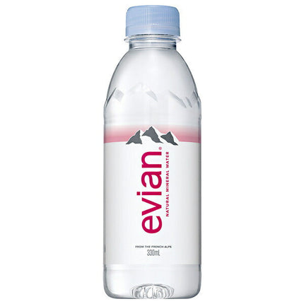 evian (Evian) 330ml plastic bottle x 24 pieces [shipped in Japan]