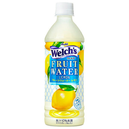 Asahi Beverage Welch's FRUIT WATER Citron Bouteille plastique 500ml x 24 pièces 