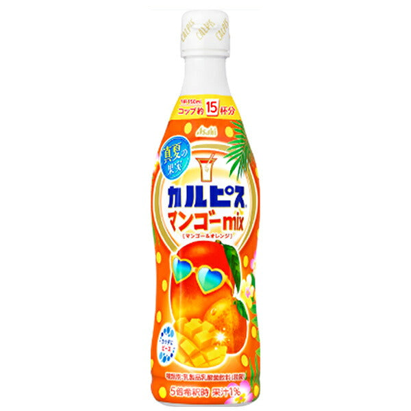 Asahi Beverages Calpis Midsummer Fruit Mango Mix 470ml plastic bottle x 12 bottles [shipped in Japan]