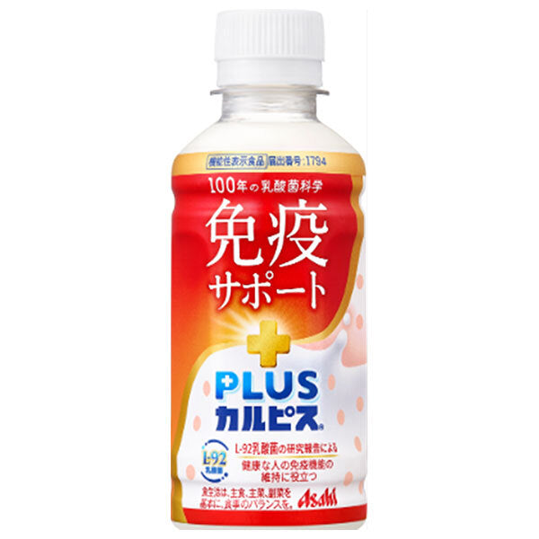 Asahi Soft Drinks PLUS Calpis Immune Support 200ml plastic bottles x 24 (6 x 4) bottles [shipped in Japan]