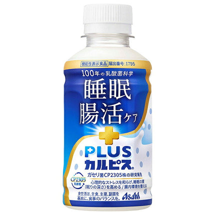 Asahi Soft Drinks PLUS Calpis Sleep Intestinal Health Care 200ml plastic bottles x 24 (6 x 4) bottles [shipped in Japan]