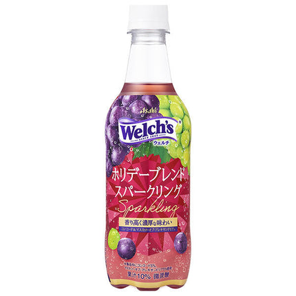 [11/25~ 10% off all products!!] Asahi Beverages Welch's Holiday Blend Sparkling 450ml PET bottle x 24 bottles 