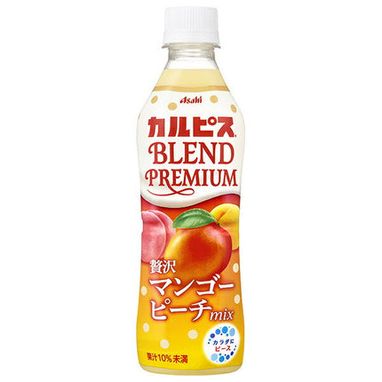 アサヒ飲料 カルピス BLEND PREMIUM(ブレンドプレミアム) 贅沢マンゴーピーチmix 430mlペットボトル×24本入
