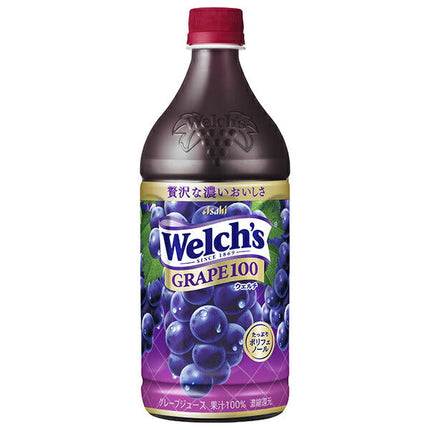 Asahi Beverages Welch's Grape 100 bouteilles en plastique de 800 g x 8 bouteilles 
