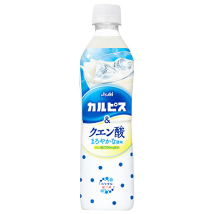 Asahi Beverages Calpis & Citric Acid 490ml PET bottles x 24 bottles [shipped in Japan]
