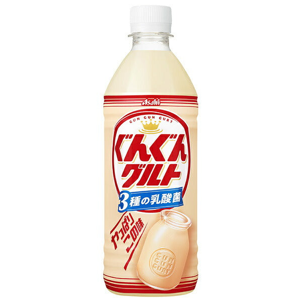 アサヒ飲料 ぐんぐんグルト 3種の乳酸菌 500mlペットボトル×24本入【日本出荷】