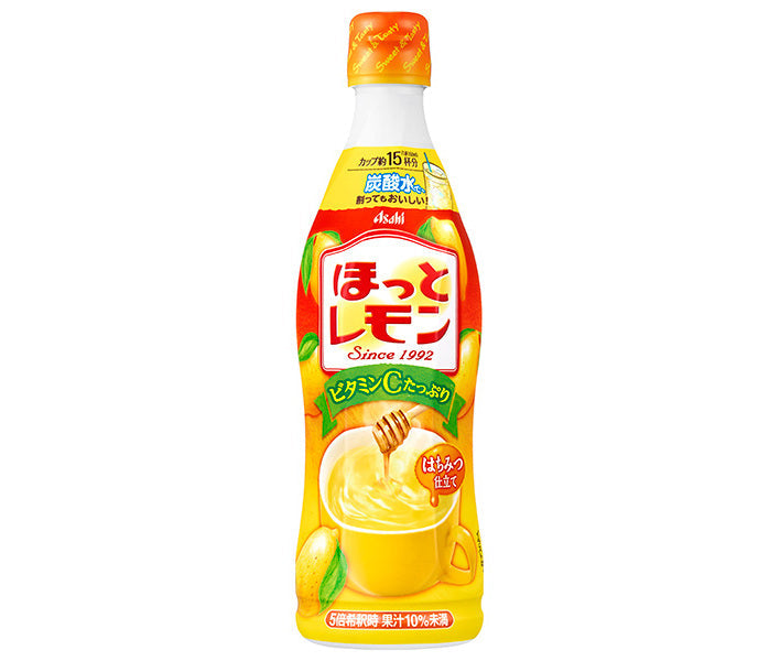 [11/25~ 10% off all products!!] Asahi Soft Drinks Hot Lemon for dilution 470ml plastic bottle x 12 bottles